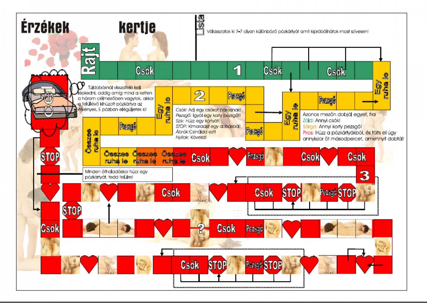 Erotikus Fényképes Ajándékok A Te Fényképeddel Érzékek Kertje Társasjáték